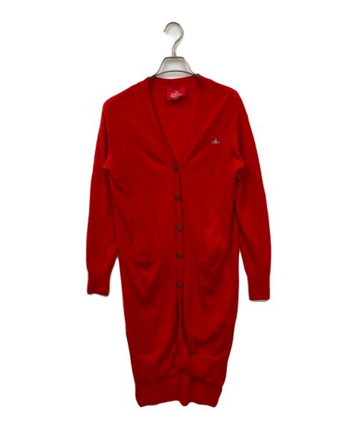 Vivienne Westwood RED LABEL（ヴィヴィアンウエストウッドレッドレーベル）Vivienne Westwood RED LABEL (ヴィヴィアンウエストウッドレッドレーベル) カーディガン レッド サイズ:Sの古着・服飾アイテム