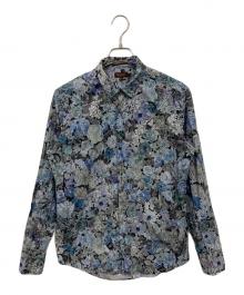 PAUL SMITH（ポールスミス）の古着「花柄シャツ」｜ブルー