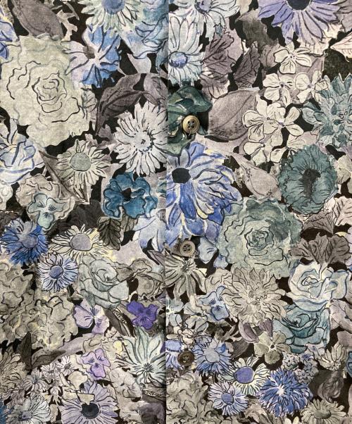 PAUL SMITH（ポールスミス）Paul Smith (ポールスミス) 花柄シャツ ブルー サイズ:Mの古着・服飾アイテム