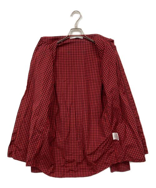 GIVENCHY（ジバンシィ）GIVENCHY (ジバンシィ) チェックシャツ レッド サイズ:39の古着・服飾アイテム