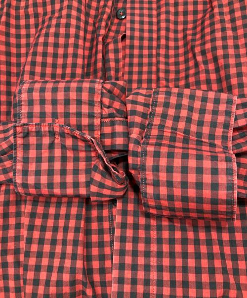 GIVENCHY（ジバンシィ）GIVENCHY (ジバンシィ) チェックシャツ レッド サイズ:39の古着・服飾アイテム
