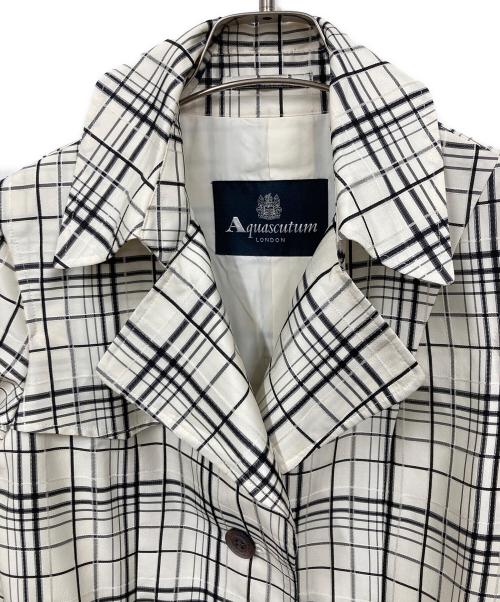 Aquascutum（アクアスキュータム）Aquascutum (アクアスキュータム) コート ホワイト サイズ:不明の古着・服飾アイテム