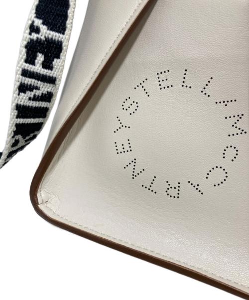 STELLA McCARTNEY（ステラマッカートニー）STELLA McCARTNEY (ステラマッカートニー) ミニ ステラ ロゴショルダーバッグ ホワイトの古着・服飾アイテム