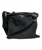 PRADAプラダ）の古着「ナイロンショルダーバッグ」｜ブラック