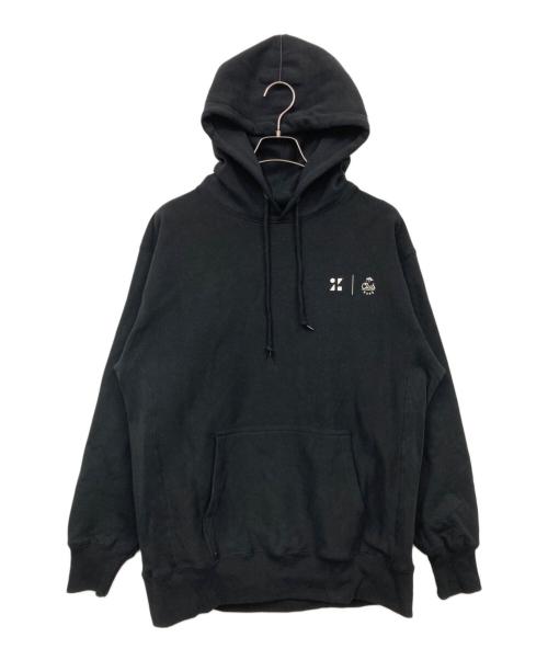 CLUB HAUS（クラブハウス）club haus (クラブハウス) パーカー ブラック サイズ:XLの古着・服飾アイテム