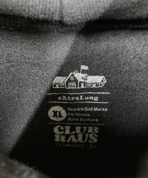 CLUB HAUS（クラブハウス）club haus (クラブハウス) パーカー ブラック サイズ:XLの古着・服飾アイテム