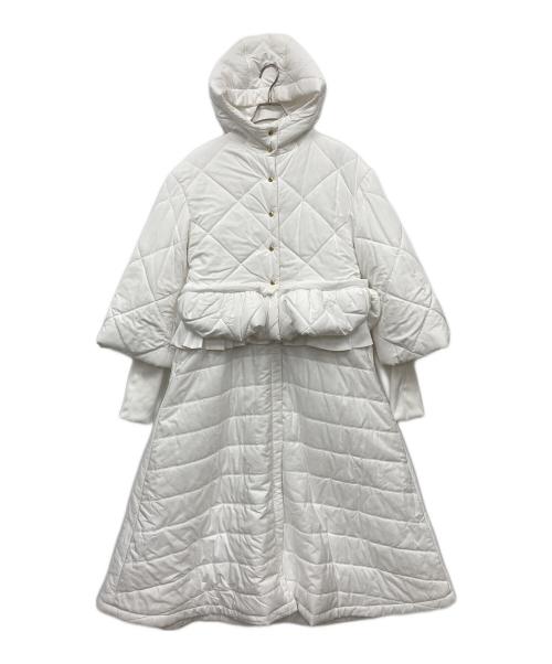 rosy monster（ロージーモンスター）rosy monster (ロージーモンスター) 中綿コート ホワイト サイズ:Fの古着・服飾アイテム