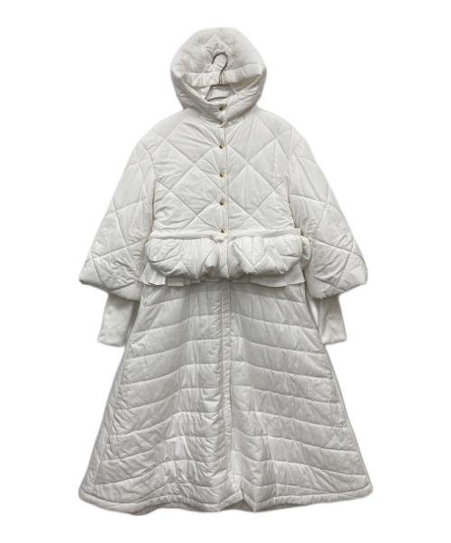 rosy monster（ロージーモンスター）rosy monster (ロージーモンスター) 中綿コート ホワイト サイズ:Fの古着・服飾アイテム