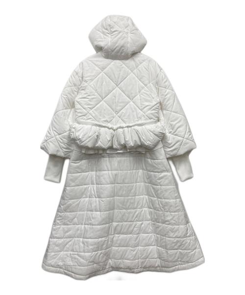 rosy monster（ロージーモンスター）rosy monster (ロージーモンスター) 中綿コート ホワイト サイズ:Fの古着・服飾アイテム