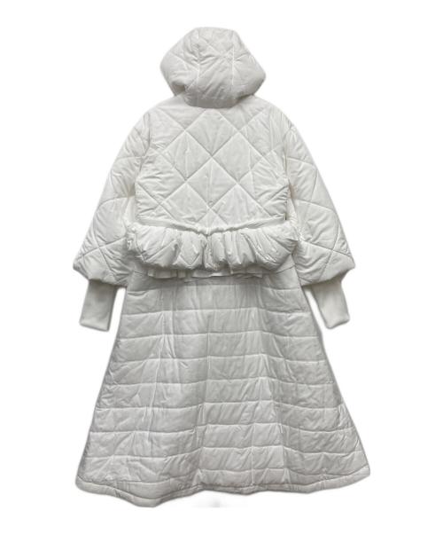 rosy monster（ロージーモンスター）rosy monster (ロージーモンスター) 中綿コート ホワイト サイズ:Fの古着・服飾アイテム