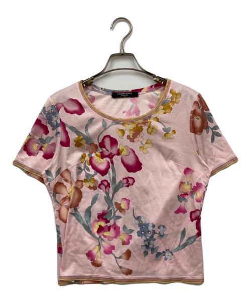 LEONARD（レオナール）LEONARD (レオナール) Tシャツ ピンク サイズ:Mの古着・服飾アイテム