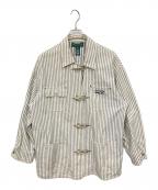 LAUREN RALPH LAURENローレンラルフローレン）の古着「ファイヤーマン ワーク カバーオール ジャケット」｜ホワイト