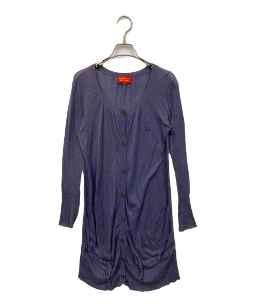Vivienne Westwood RED LABEL（ヴィヴィアンウエストウッドレッドレーベル）Vivienne Westwood RED LABEL (ヴィヴィアンウエストウッドレッドレーベル) ワンピース パープル サイズ:2の古着・服飾アイテム