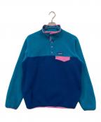 Patagoniaパタゴニア）の古着「シンチラ スナップボタンフリースジャケット」｜ブルー