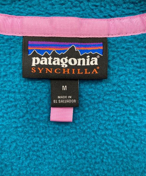 Patagonia（パタゴニア）Patagonia (パタゴニア) シンチラ スナップボタンフリースジャケット ブルー サイズ:Mの古着・服飾アイテム