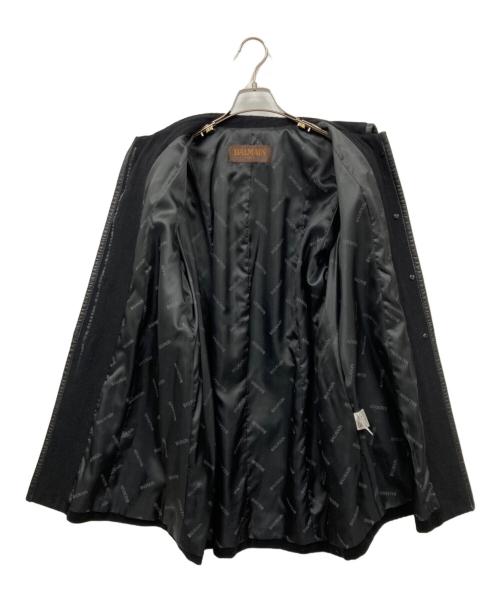 BALMAIN（バルマン）BALMAIN (バルマン) ダッフルコート ブラック サイズ:13の古着・服飾アイテム