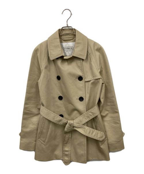 COACH（コーチ）COACH (コーチ) トレンチコート ベージュ サイズ:Mの古着・服飾アイテム