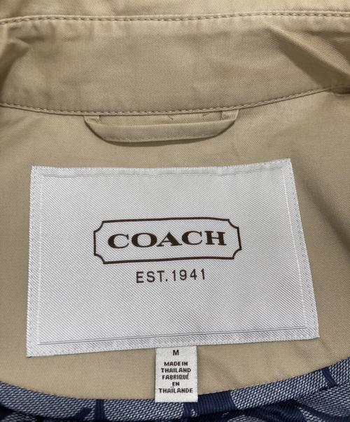 COACH（コーチ）COACH (コーチ) トレンチコート ベージュ サイズ:Mの古着・服飾アイテム