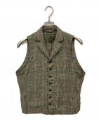 NIGEL CABOURNナイジェルケーボン）の古着「リネンベスト」｜カーキ