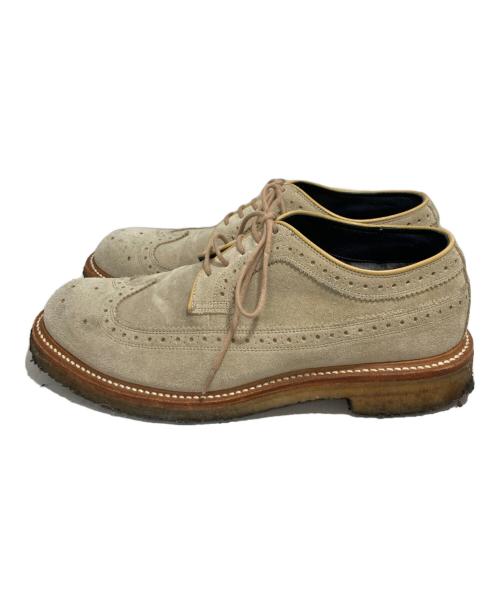 REGAL for NONATIVE（リーガル フォー ノンネイティブ）REGAL for NONATIVE (リーガル フォー ノンネイティブ) ウィングチップシューズ ベージュ サイズ:24　１/2の古着・服飾アイテム