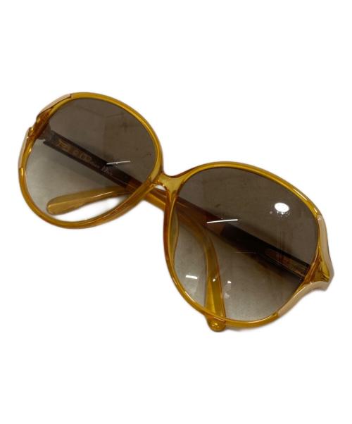 Christian Dior（クリスチャン ディオール）Christian Dior (クリスチャン ディオール) サングラス イエローの古着・服飾アイテム