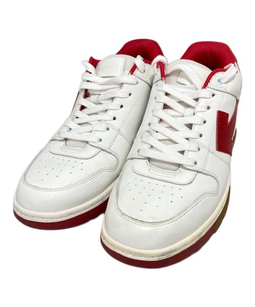 OFFWHITE（オフホワイト）OFFWHITE (オフホワイト) スニーカー ホワイト×レッド サイズ:44の古着・服飾アイテム
