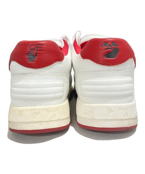 OFFWHITE（オフホワイト）OFFWHITE (オフホワイト) スニーカー ホワイト×レッド サイズ:44の古着・服飾アイテム
