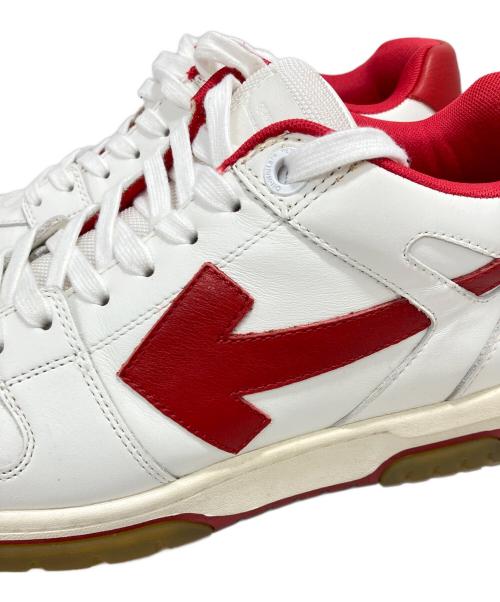 OFFWHITE（オフホワイト）OFFWHITE (オフホワイト) スニーカー ホワイト×レッド サイズ:44の古着・服飾アイテム