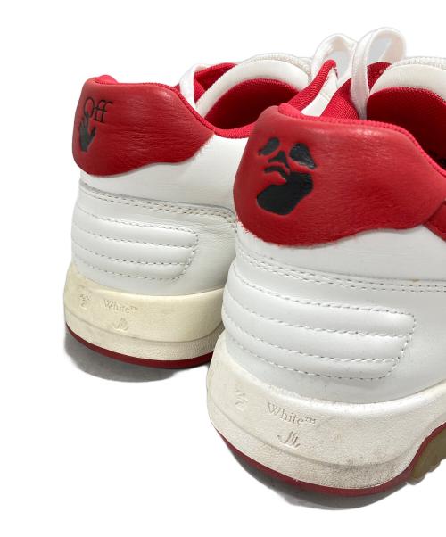 OFFWHITE（オフホワイト）OFFWHITE (オフホワイト) スニーカー ホワイト×レッド サイズ:44の古着・服飾アイテム