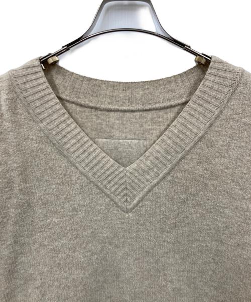 ADORE（アドーア）ADORE (アドーア) Super160パイルニットプルオーバー ベージュ サイズ:38の古着・服飾アイテム