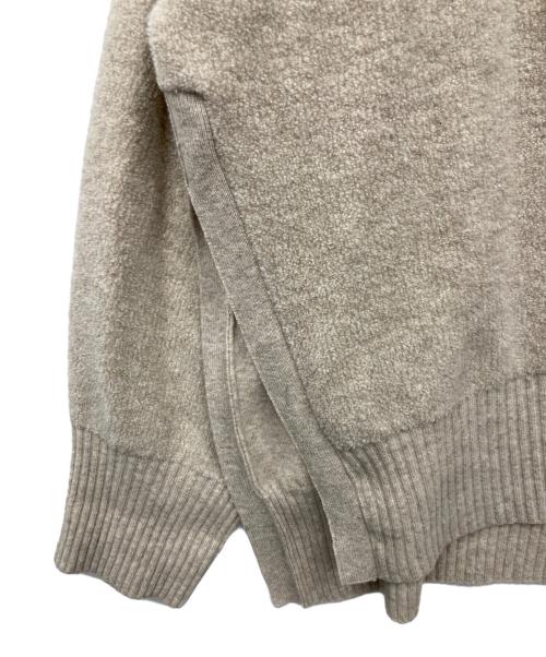 ADORE（アドーア）ADORE (アドーア) Super160パイルニットプルオーバー ベージュ サイズ:38の古着・服飾アイテム