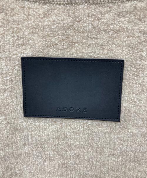 ADORE（アドーア）ADORE (アドーア) Super160パイルニットプルオーバー ベージュ サイズ:38の古着・服飾アイテム