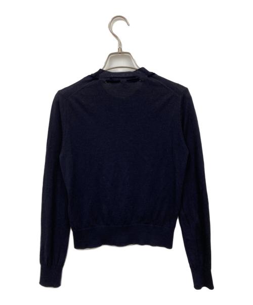 COMME des GARCONS GIRL（コムデギャルソンガール）COMME des GARCONS GIRL (コムデギャルソンガール) リボンカーディガン ネイビー サイズ:XSの古着・服飾アイテム