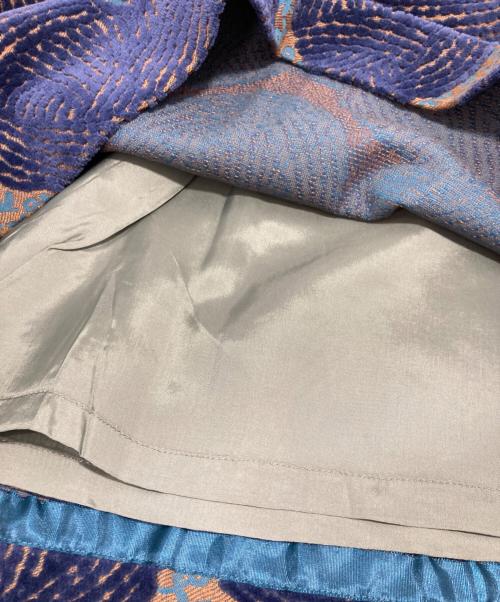 mina perhonen（ミナ ペルホネン）mina perhonen (ミナ ペルホネン) woolly ballスカート ブルー サイズ:36の古着・服飾アイテム