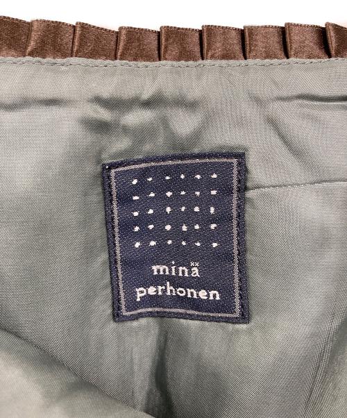 mina perhonen（ミナ ペルホネン）mina perhonen (ミナ ペルホネン) woolly ballスカート ブルー サイズ:36の古着・服飾アイテム