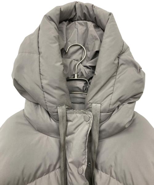 FRAY ID（フレイ アイディー）FRAY ID (フレイ アイディー) フーデッドダウンジャケット ベージュ サイズ:1の古着・服飾アイテム