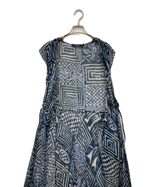 POLO RALPH LAUREN（ポロ・ラルフローレン）POLO RALPH LAUREN (ポロ・ラルフローレン) ノースリーブワンピース ネイビーの古着・服飾アイテム