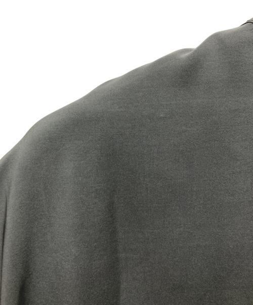 ATON（エイトン）ATON (エイトン) シルクシャツワンピース グレー サイズ:SIZE 2の古着・服飾アイテム