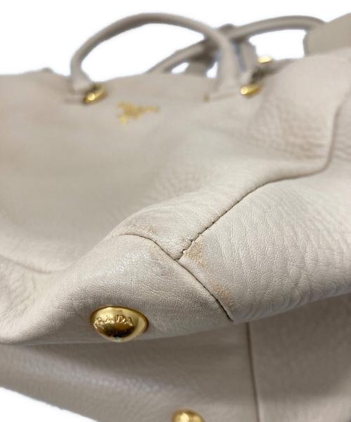 PRADA（プラダ）PRADA (プラダ) 2WAYバッグ ベージュの古着・服飾アイテム