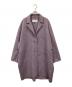 LE CIEL BLEU（ルシェルブルー）の古着「チェックダブルフェイスコート」｜パープル
