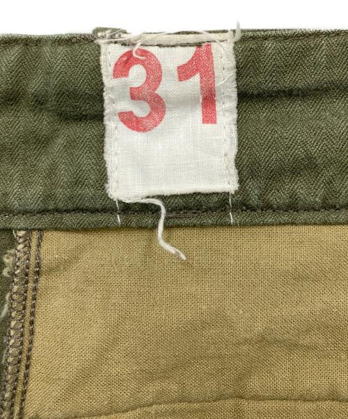 French Army（フランス軍）French Army (フレンチアーミー) Ｍ-47後期カーゴパンツ グリーン サイズ:31の古着・服飾アイテム