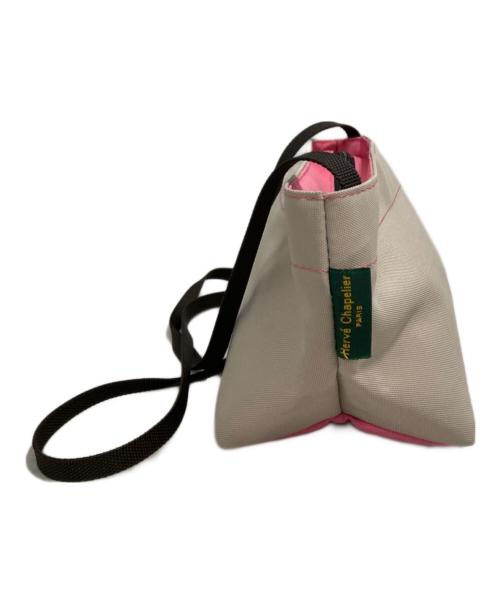 Herve Chapelier（エルベシャプリエ）Herve Chapelier (エルベシャプリエ) ミニショルダーバッグ ベージュの古着・服飾アイテム