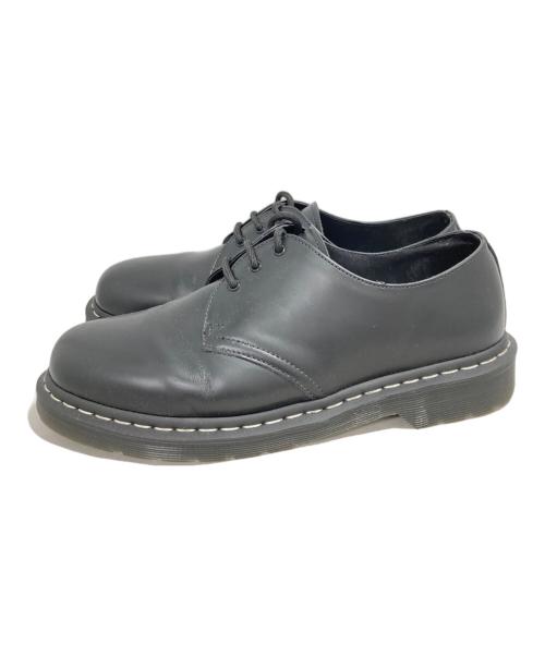 Dr.Martens（ドクターマーチン）Dr.Martens (ドクターマーチン) ホワイトステッチ 3 ホール シューズ ブラック サイズ:Uk10の古着・服飾アイテム
