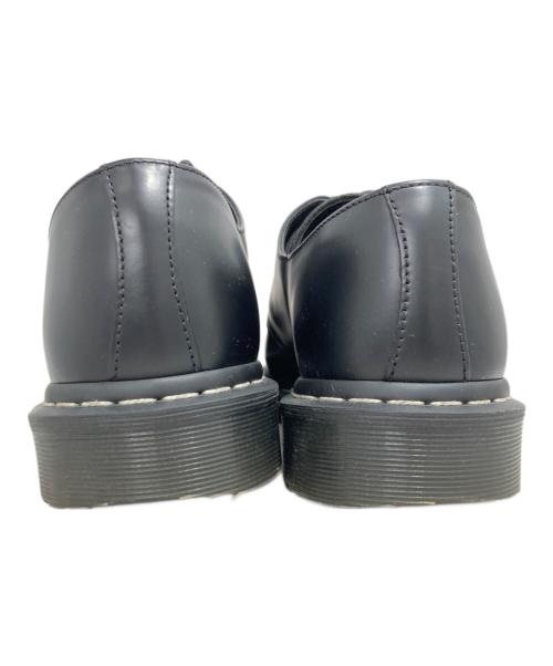 Dr.Martens（ドクターマーチン）Dr.Martens (ドクターマーチン) ホワイトステッチ 3 ホール シューズ ブラック サイズ:Uk10の古着・服飾アイテム