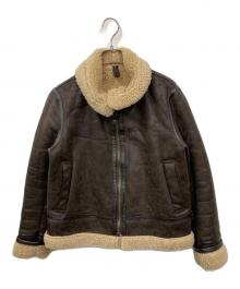 Spick and Span（スピック＆スパン）の古着「ムートンジャケット」｜ブラウン