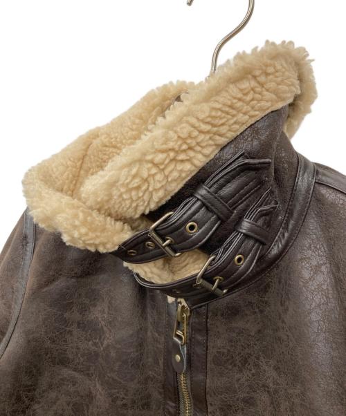 Spick and Span（スピック＆スパン）Spick and Span (スピックアンドスパン) ムートンジャケット ブラウン サイズ:36の古着・服飾アイテム