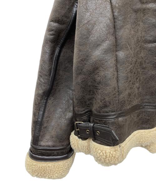 Spick and Span（スピック＆スパン）Spick and Span (スピックアンドスパン) ムートンジャケット ブラウン サイズ:36の古着・服飾アイテム