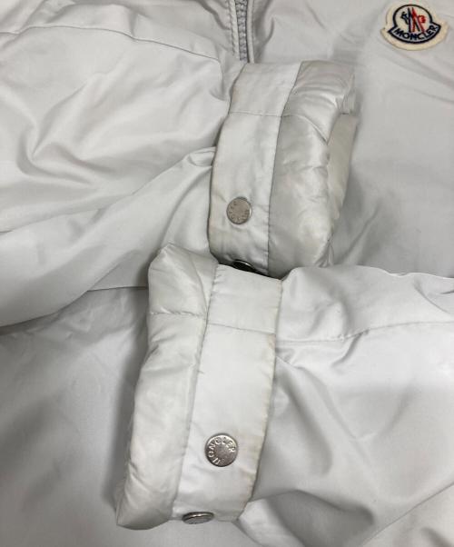 MONCLER（モンクレール）MONCLER (モンクレール) ダウンジャケット ホワイト サイズ:1の古着・服飾アイテム