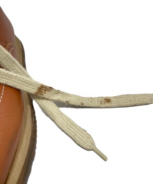 HERMES（エルメス）HERMES (エルメス) クイックレザースニーカー ブラウン サイズ:37.5の古着・服飾アイテム