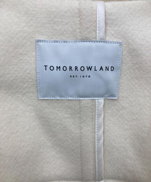 TOMORROW LAND（トゥモローランド）TOMORROW LAND (トゥモローランド) ウールメルトンダッフルコート ホワイト サイズ:38の古着・服飾アイテム